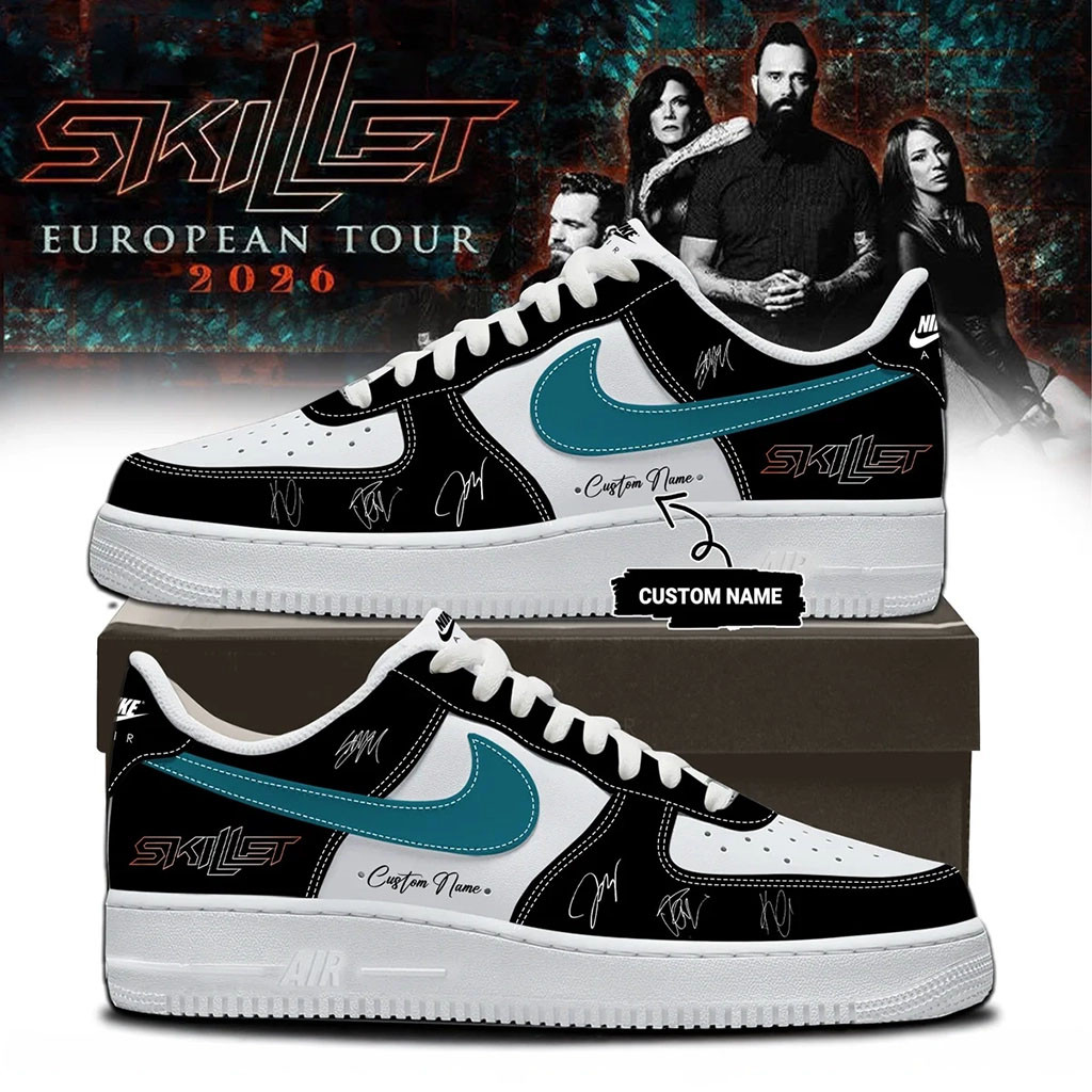 Customized Skillet Merch European Tour 2026 Sneakers Birthday Gifts For Music Lovers - Kdjoy