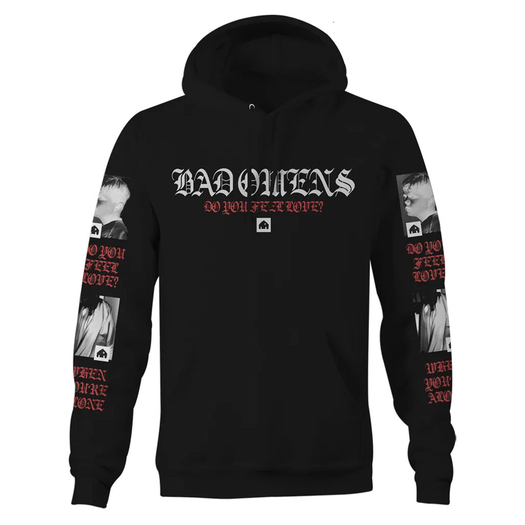 Cut Loose Merch 2026 Bad Omens Do You Feel Love Hoodie Bad Omens Merch Band Fan Gifts - Kdjoy