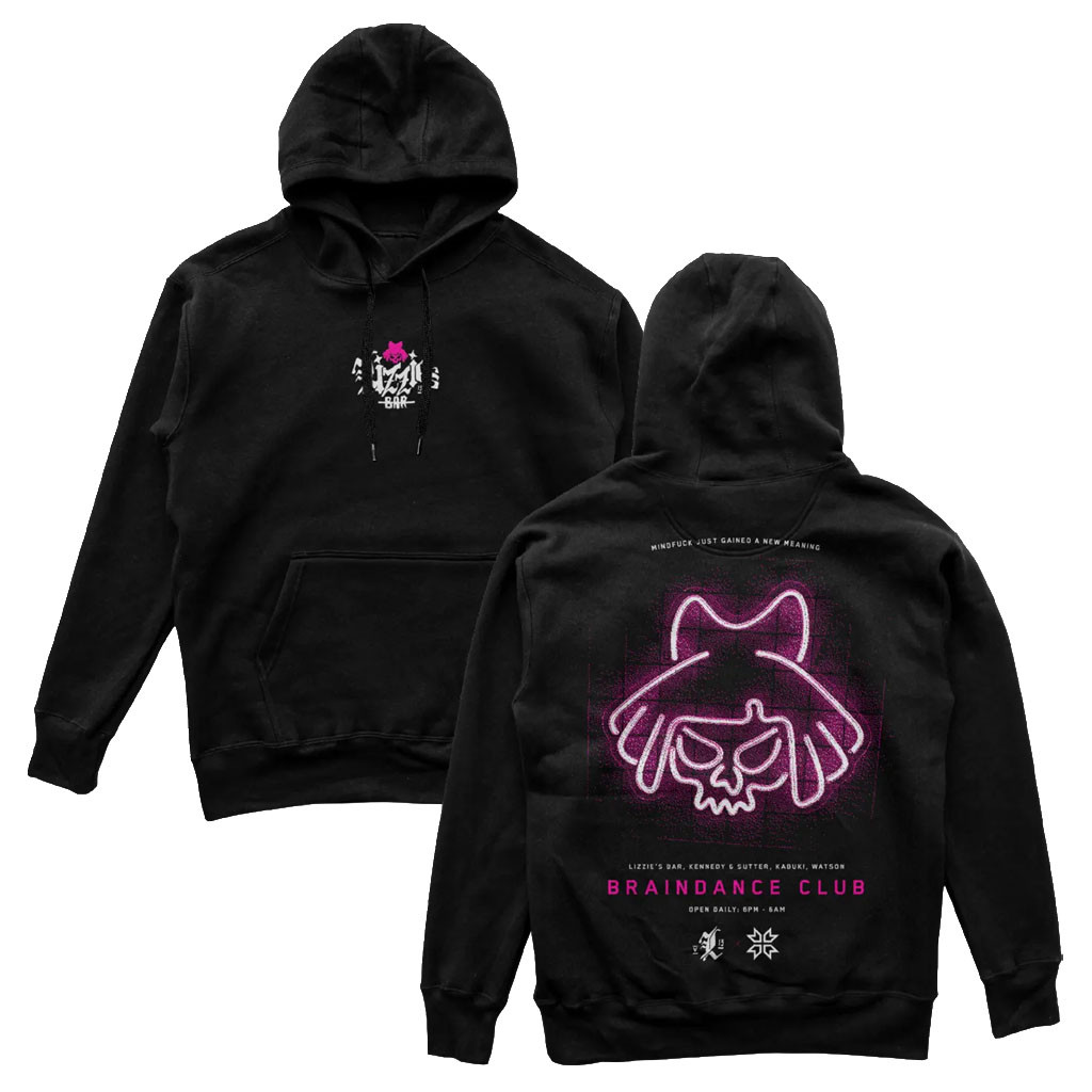 Cyberpunk 2077 Merch 2026 Lizzie's Bar Souvenir Hoodie Gift Idea For Video Game Lover - Kdjoy