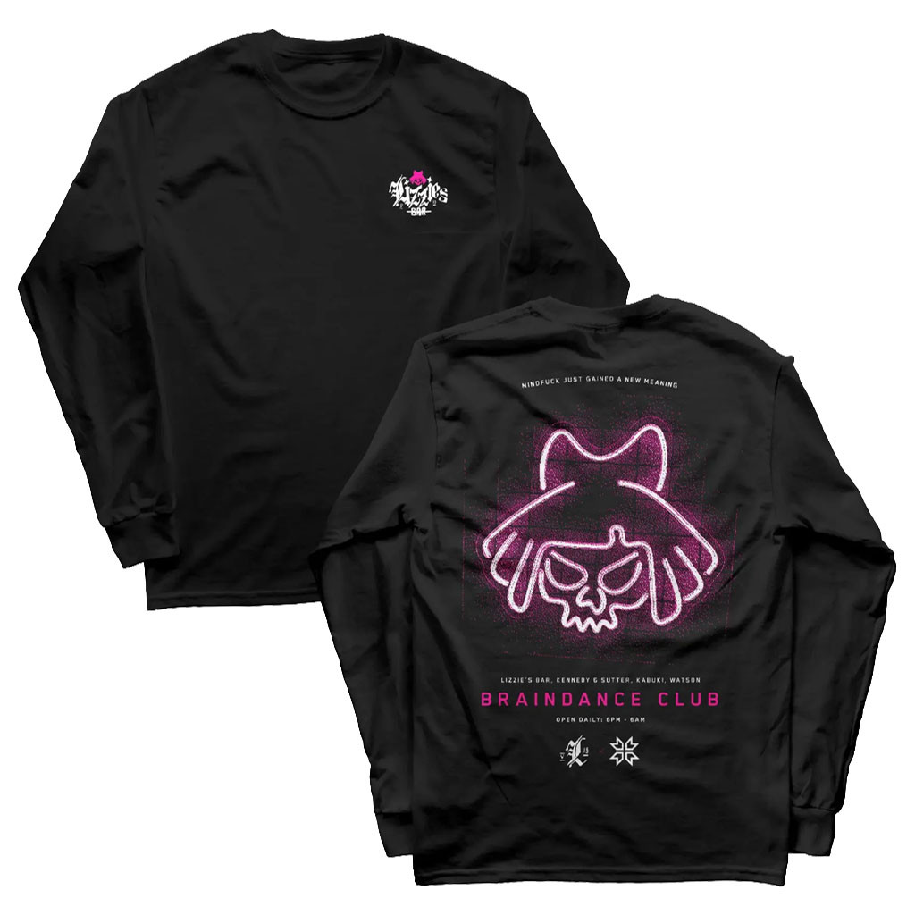 Cyberpunk 2077 Merch 2026 Lizzie's Bar Souvenir Long Sleeve Shirt Gift For Video Game Lovers - Kdjoy Cyberpunk 2077 Merch 2026 Lizzie's Bar Souvenir Long Sleeve Shirt Gift For Video Game Lovers - Kdjoy