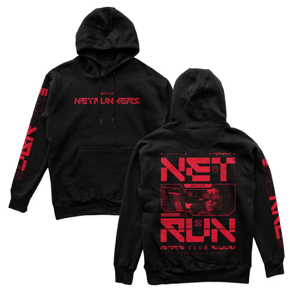 Cyberpunk 2077 Merch 2026 Net Run Club Hoodie Video Game Lovers Hoodie Gifts For Brothers - Kdjoy