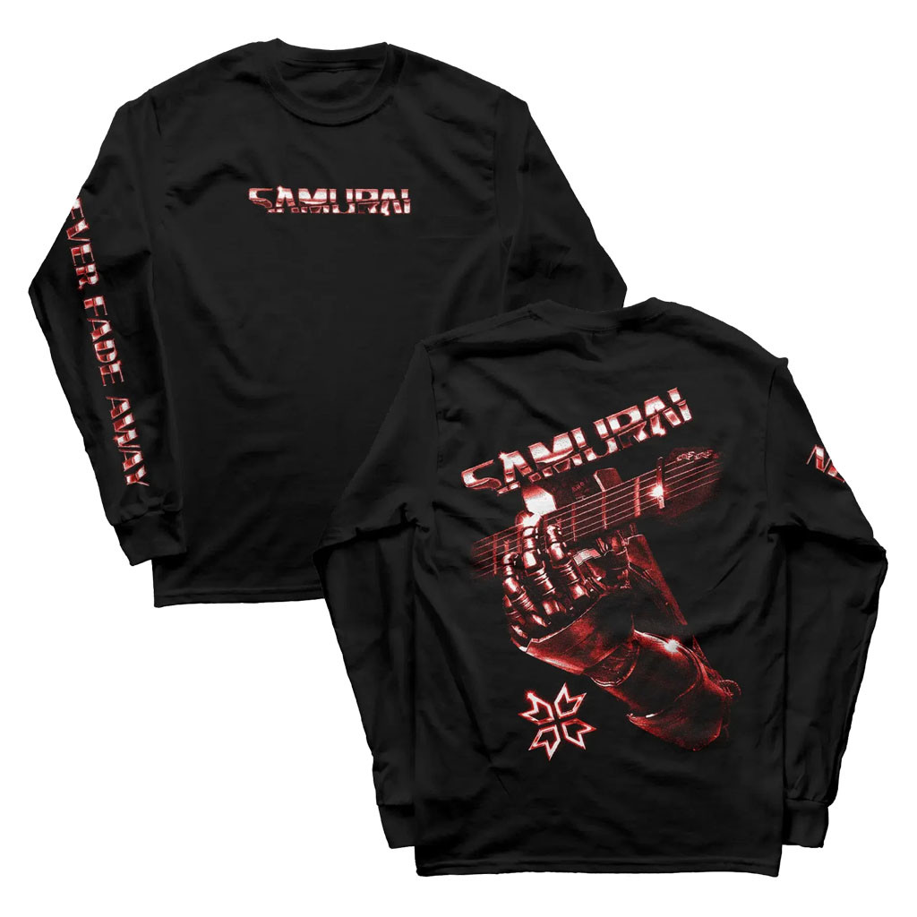 Cyberpunk 2077 Merch 2026 Samurai Retro Band Long Sleeve Shirt Gifts For Friends - Kdjoy Cyberpunk 2077 Merch 2026 Samurai Retro Band Long Sleeve Shirt Gifts For Friends - Kdjoy