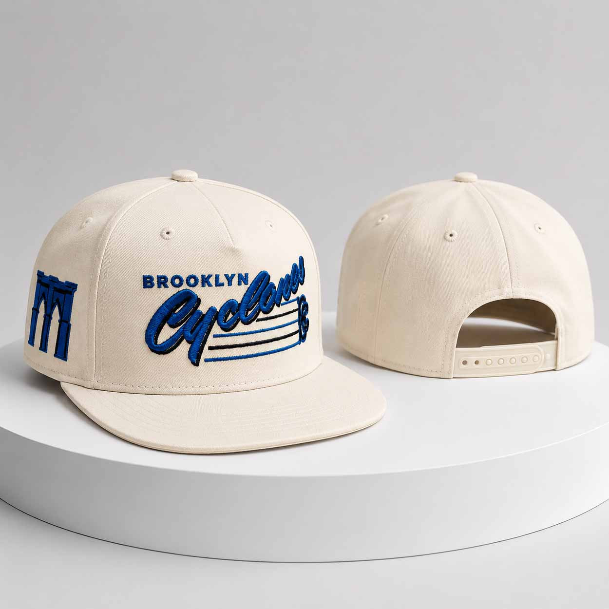 Cyclones Bridge Snapback Hat 2026 Embroidered Brooklyn Cyclones Merch Gifts For Fans - Kdjoy Cyclones Bridge Snapback Hat 2026 Embroidered Brooklyn Cyclones Merch Gifts For Fans - Kdjoy