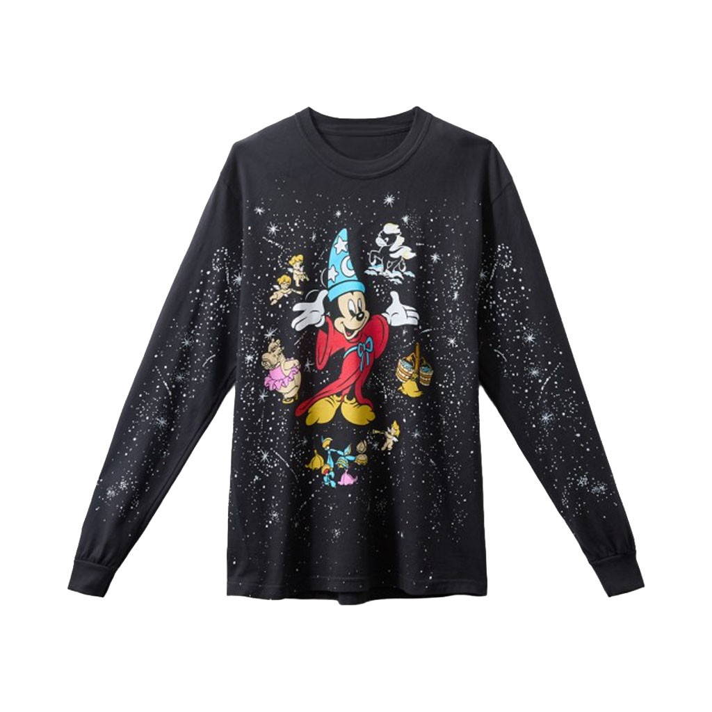 D Bobby Kim Merch 2026 Sorcerer's Apprentice Mickey Long Sleeve T-Shirt Bobby Kim Shirt Black - Kdjoy