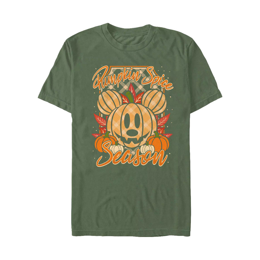 D Halloween Merch 2026 Mickey Mouse 'Pumpkin Spice Season T-Shirt Cute Halloween Gifts - Kdjoy