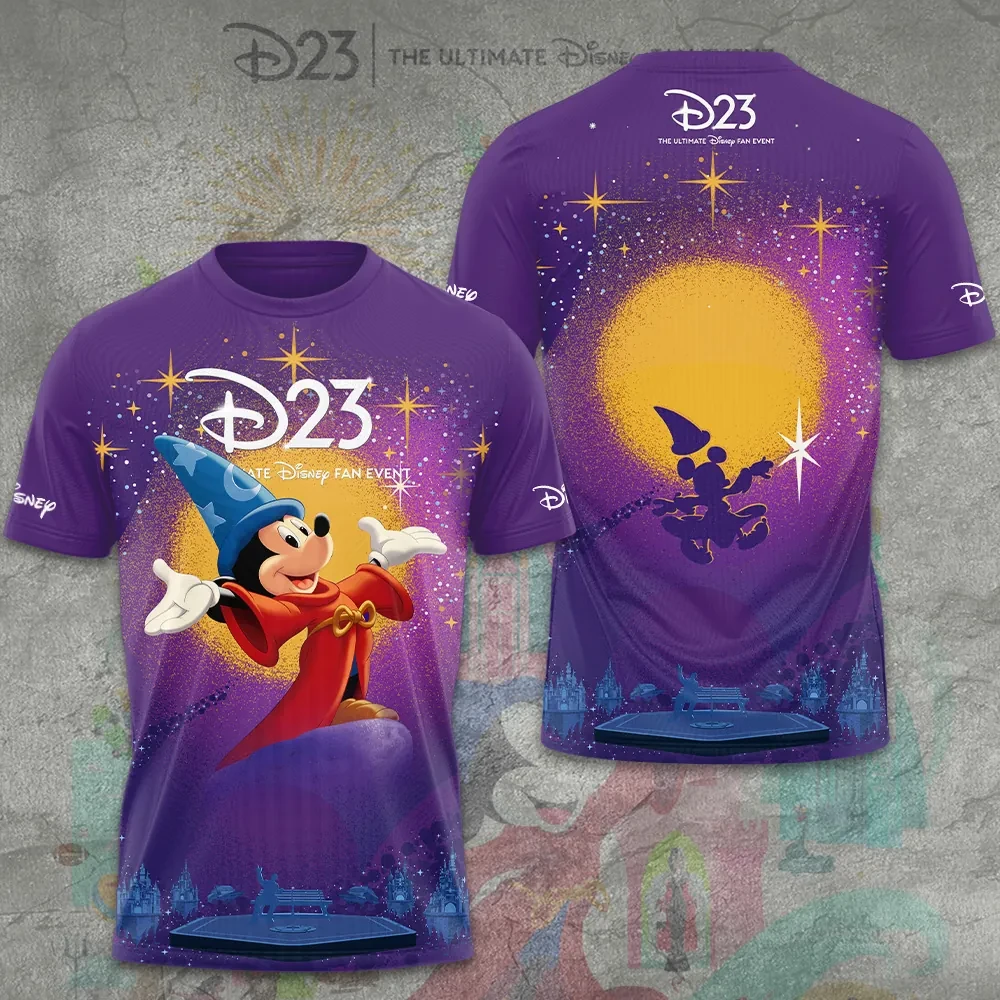D23 The Ultimate Fan Event 2026 T-Shirt Magical Fantasy Mickey Shirt Gift For Family Vacation - Kdjoy
