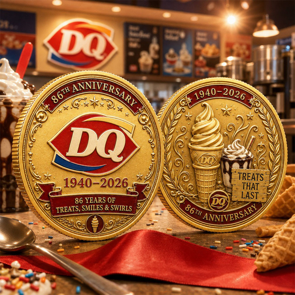 Dairy Queen 86th Anniversary Commemorative Coin Treats That Last Coin Gift For Friends - Kdjoy