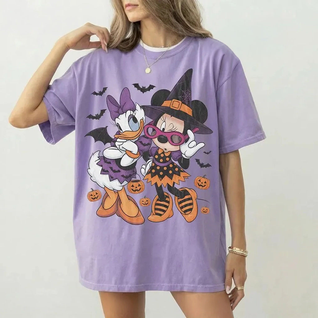 Daisy And Minnie Halloween T-Shirt Best Friend Halloween Shirt Gift For Besties - Kdjoy Daisy And Minnie Halloween T-Shirt Best Friend Halloween Shirt Gift For Besties - Kdjoy