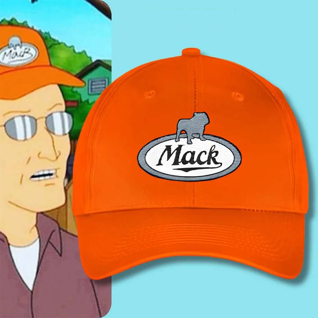 Dale Gribble King Of The Hill Mack Or Bait Shop Orange Embroidered Hat Gift For Brothers - Kdjoy