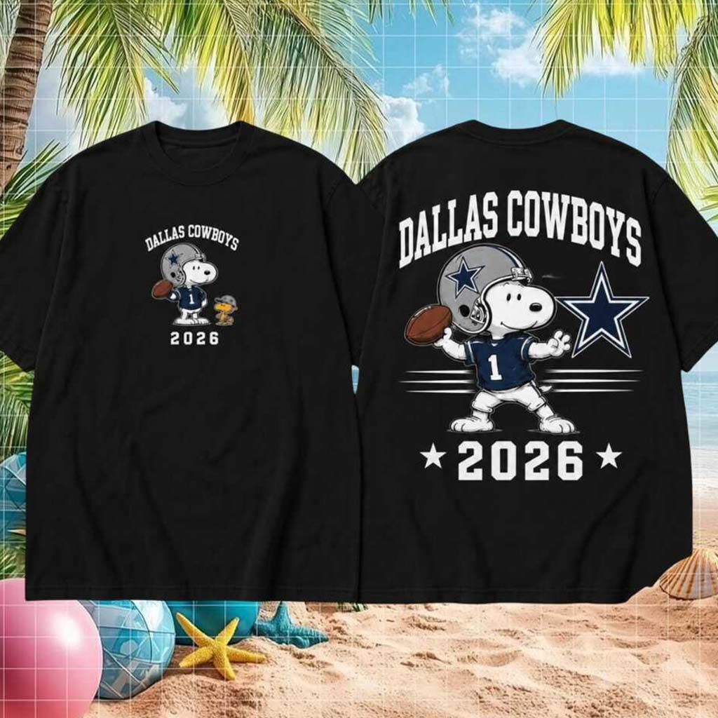 Dallas Cowboys Football Snoopy 2026 Shirt Dallas Cowboys Merch Present For Football Lovers - Kdjoy Dallas Cowboys Football Snoopy 2026 Shirt Dallas Cowboys Merch Present For Football Lovers - Kdjoy