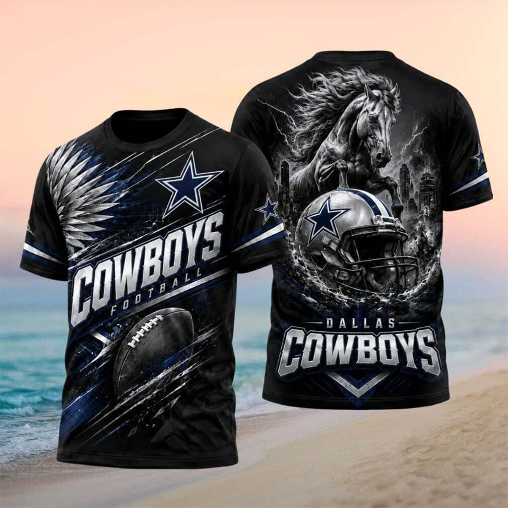 Dallas Cowboys Horse Mascot Football Graphic Shirt Cowboys Merch Football Fan Gift Ideas - Kdjoy