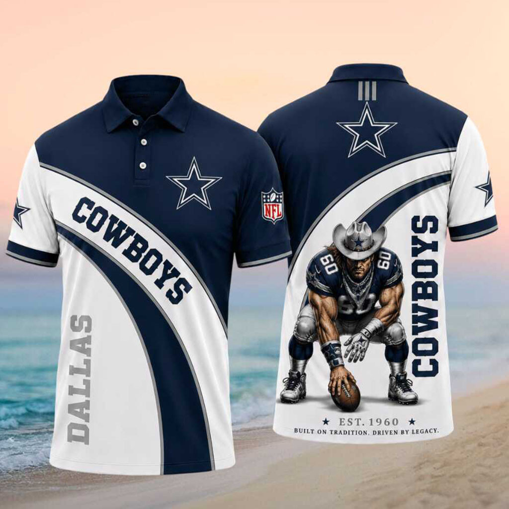 Dallas Cowboys Merch Built On Tradition Driven By Legacy Polo Shirt Dallas Cowboys Fans Gifts - Kdjoy