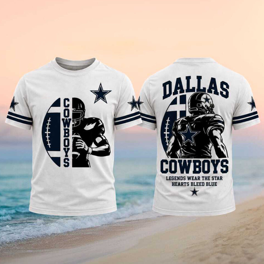 Dallas Cowboys Merch Legends Wear The Star T-Shirt Gifts For Dallas Cowboys Fans - Kdjoy