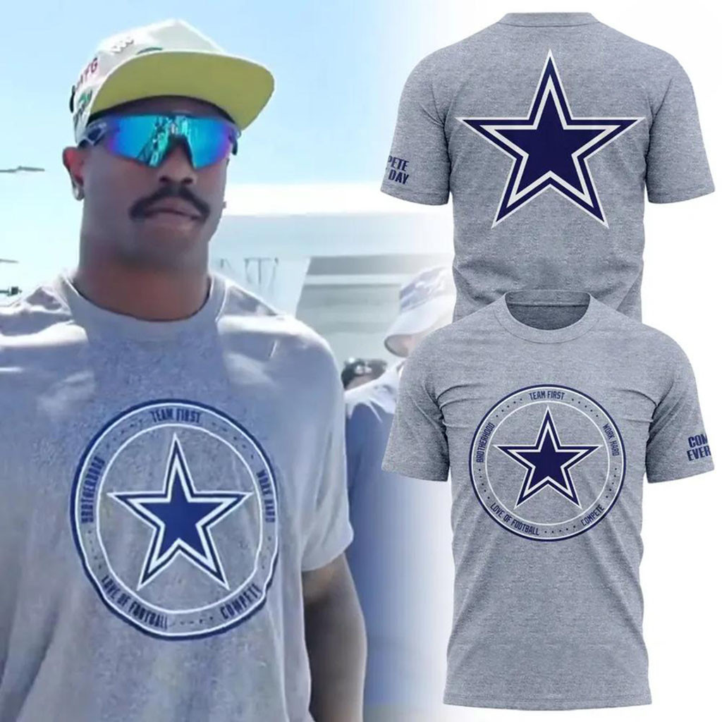 Dallas Cowboys Team First Star T-Shirt 2026 Game Day Tee Dallas Football Merch Gift For Fans - Kdjoy