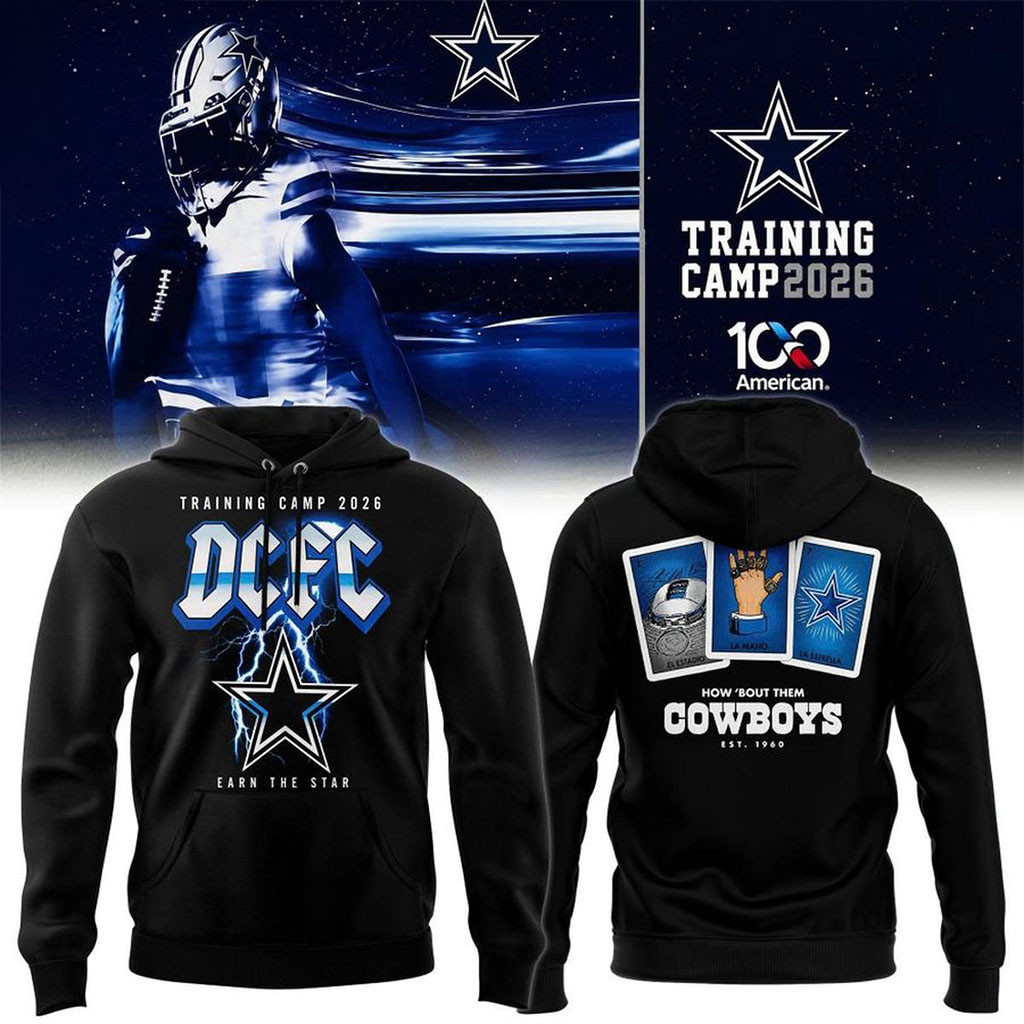 Dallas Cowboys Training Camp 2026 DCFC Earn The Star Concert Hoodie Dallas Cowboys Merch Gifts - Kdjoy