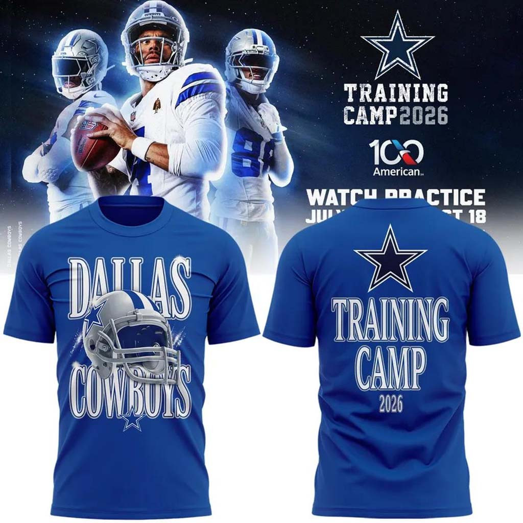Dallas Cowboys Training Camp 2026 T-Shirt Dallas Cowboys Merch Football Fan Gift For Men - Kdjoy