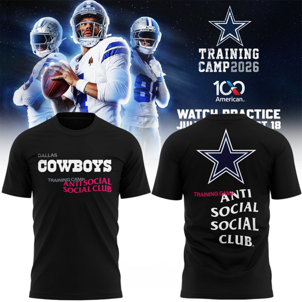 Dallas Cowboys Training Camp 2026 T-Shirt Dallas Cowboys Merch Gift For Football Lovers - Kdjoy