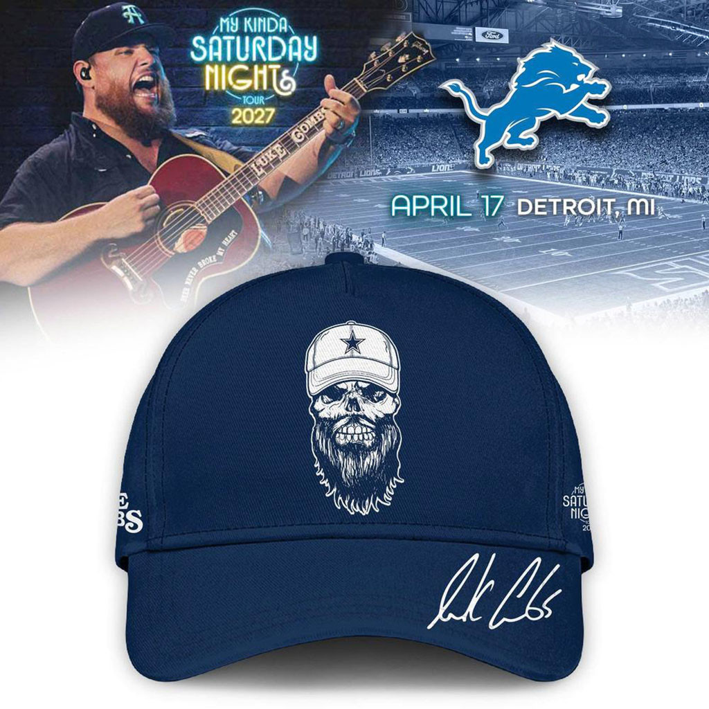 Dallas Cowboys X Luke Combs My Kinda Saturday Night Tour 2027 Hat Luke Combs Concert Merch - Kdjoy Dallas Cowboys X Luke Combs My Kinda Saturday Night Tour 2027 Hat Luke Combs Concert Merch - Kdjoy