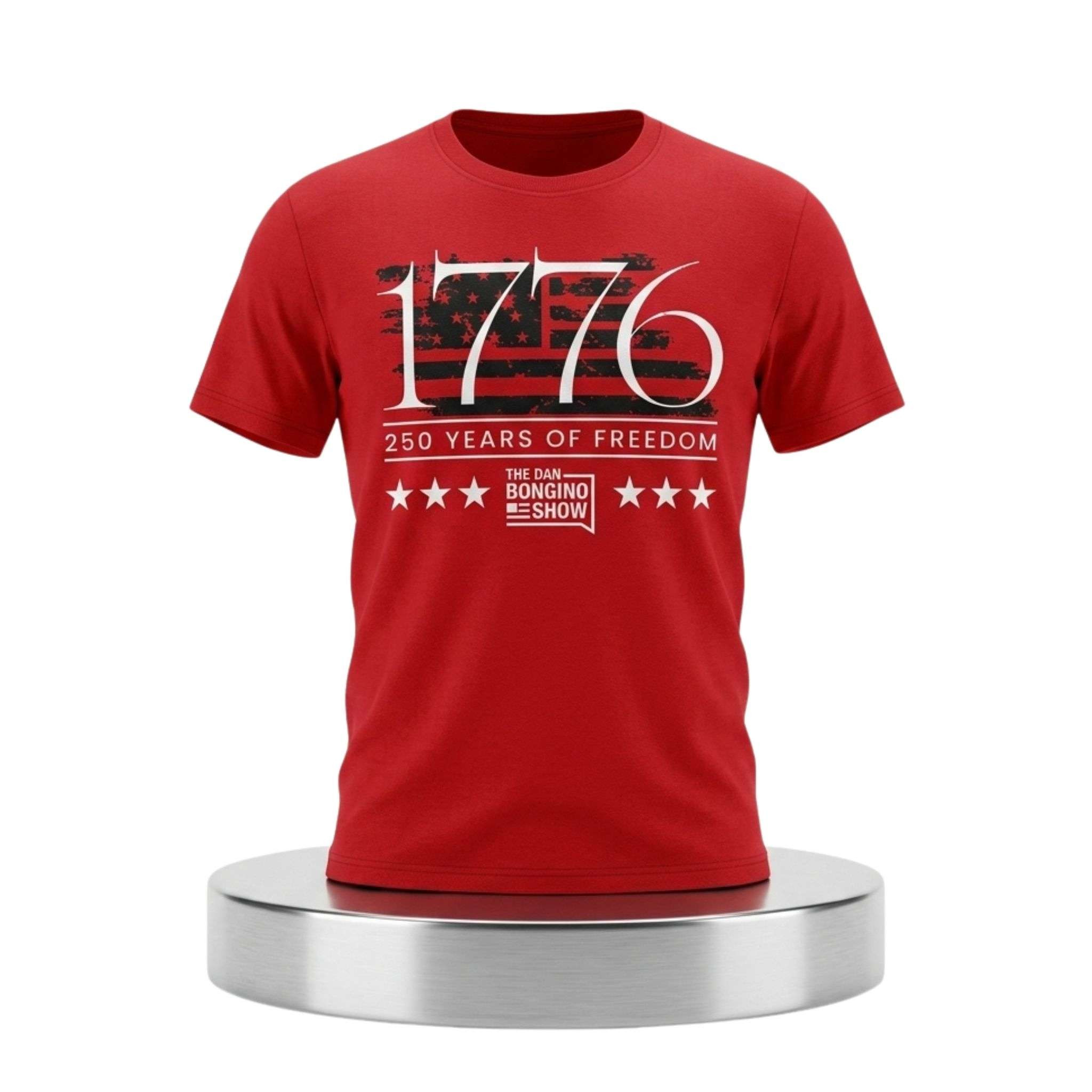 Dan Bongino 1776 250 Years Of Free Dom Shirt Dan Bongino Merch Gifts For Patriots - Kdjoy