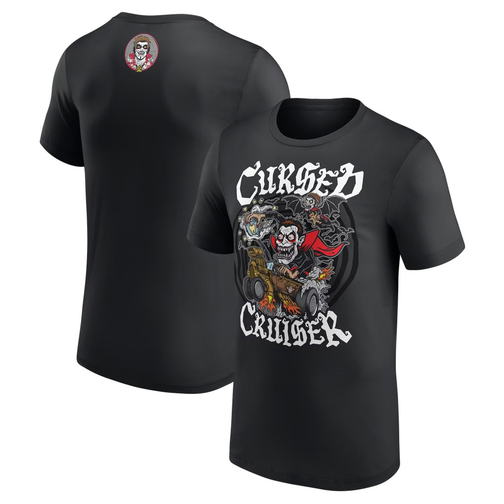 Danhausen Merch 2026 Danhausen Cursed Cruiser T-Shirt Black Gift For Wrestling Lovers - Kdjoy