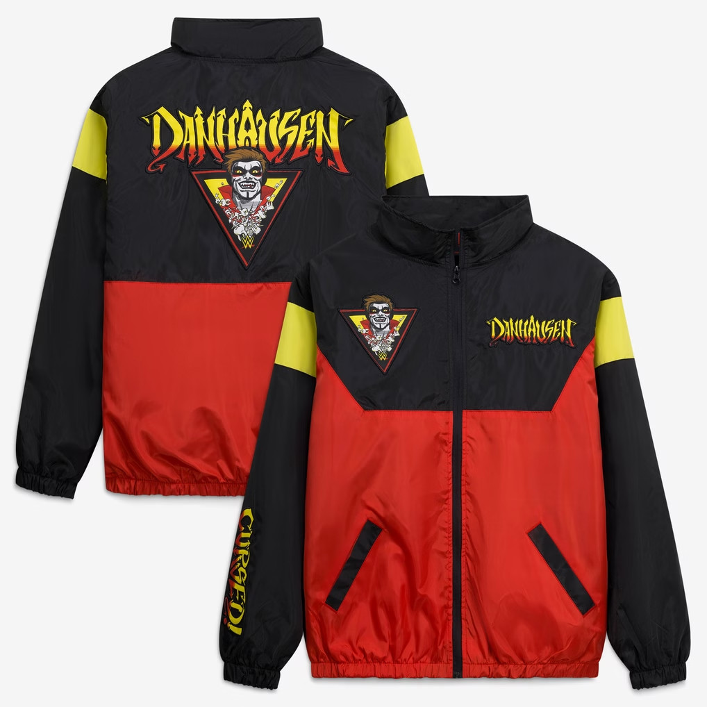 Danhausen Merch 2026 Danhausen Cursed Zip Windbreaker Jacket Wrestling Fan Apparel Best Gifts - Kdjoy Danhausen Merch 2026 Danhausen Cursed Zip Windbreaker Jacket Wrestling Fan Apparel Best Gifts - Kdjoy