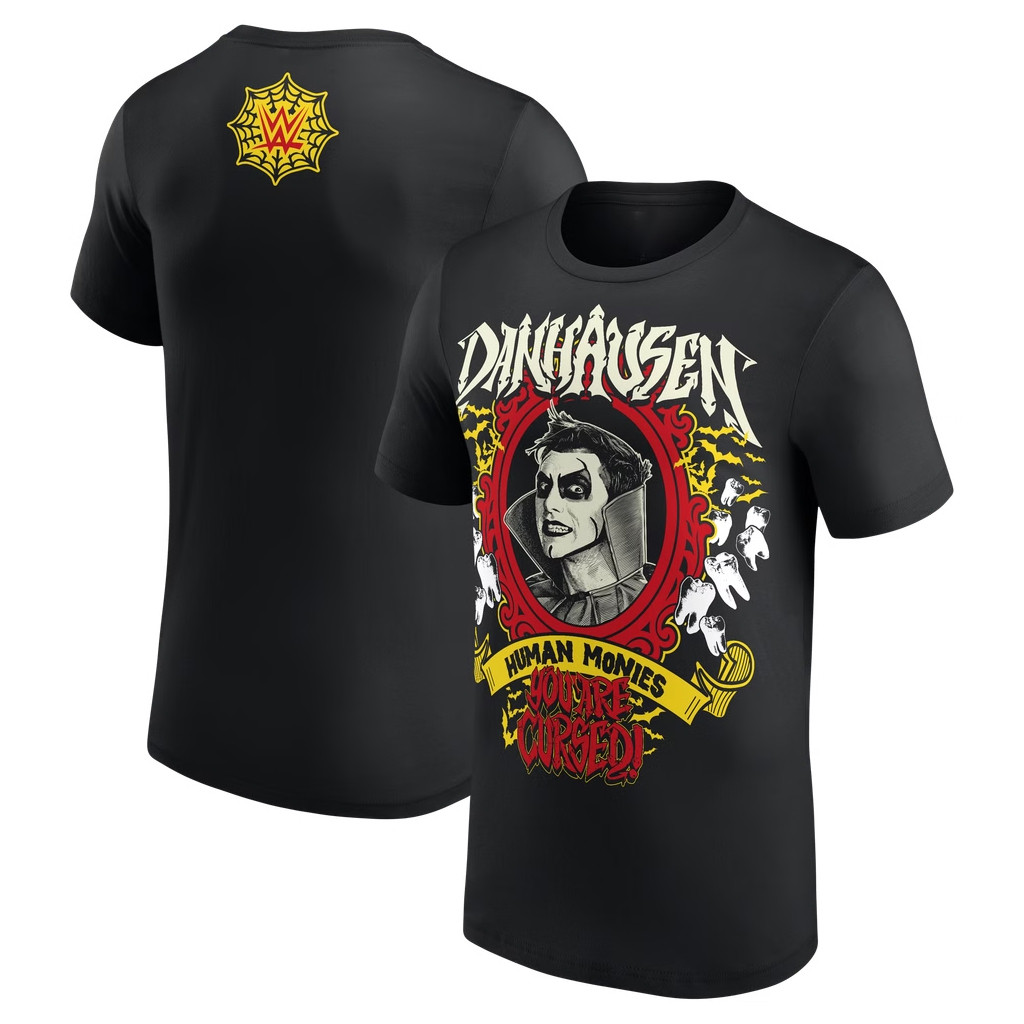 Danhausen Merch 2026 Danhausen Human Monies Cursed T-Shirt Black Present For WWE Fans - Kdjoy Danhausen Merch 2026 Danhausen Human Monies Cursed T-Shirt Black Present For WWE Fans - Kdjoy