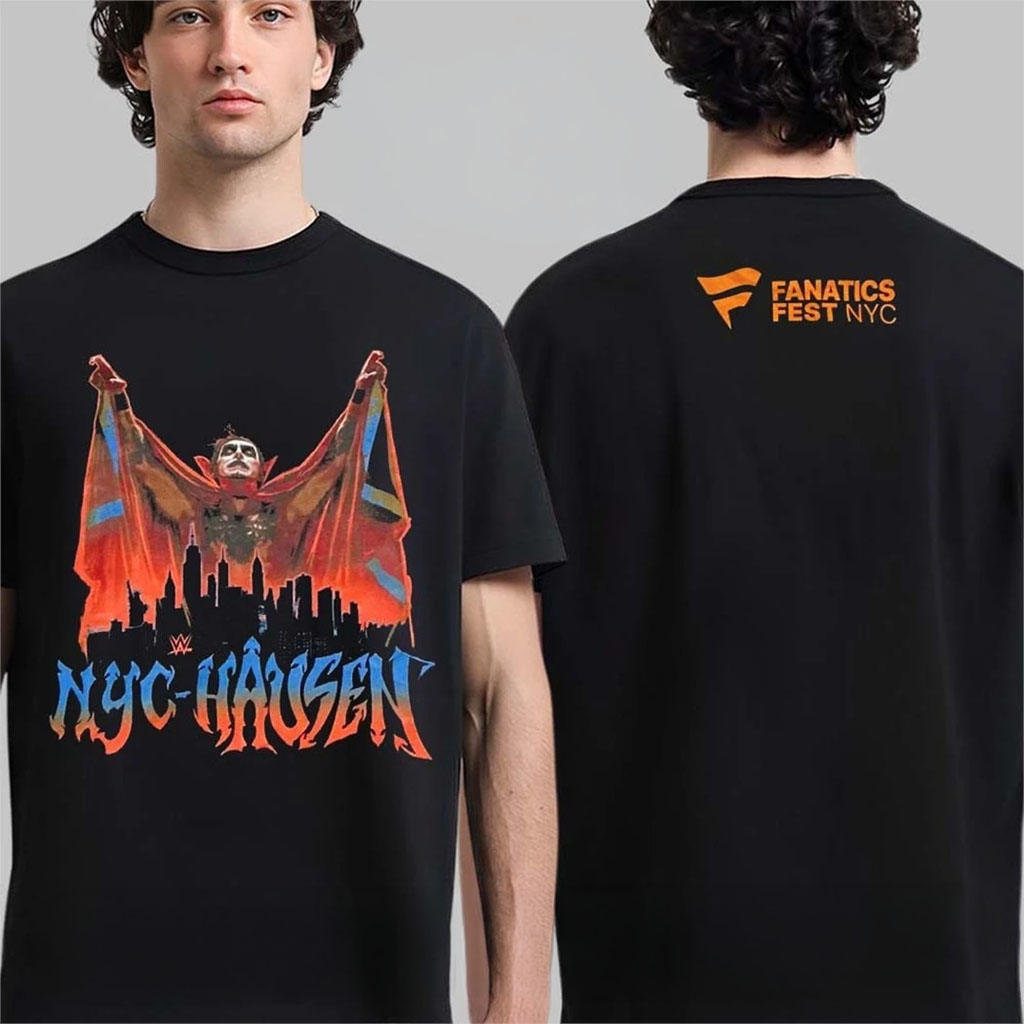 Danhausen NYC-Hausen WWE Fanatics Fest 2026 T-Shirt Danhausen Merch Gift For Wrestling Fans - Kdjoy Danhausen NYC-Hausen WWE Fanatics Fest 2026 T-Shirt Danhausen Merch Gift For Wrestling Fans - Kdjoy