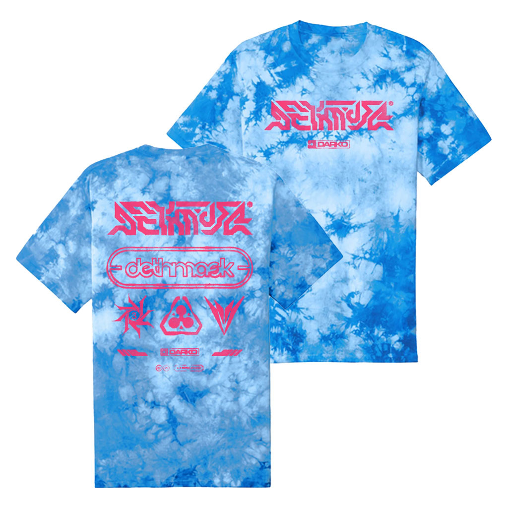 Darko US Merch DM3 Blue Tie Dye T-Shirt Music Related Gifts For Guys - Kdjoy Darko US Merch DM3 Blue Tie Dye T-Shirt Music Related Gifts For Guys - Kdjoy
