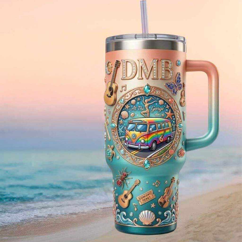 Dave Matthews Band Concert Tour Gorge Bus Summer Tumbler Dave Matthews Merch Fans Gifts - Kdjoy