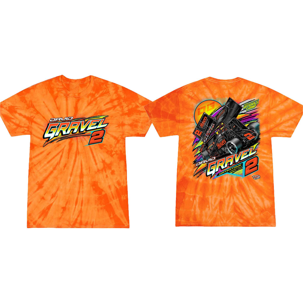 David Gravel Merch 2026 Color Surge T-Shirt #2 David Gravel Tie Dye Shirt Gift For Racing Fans
