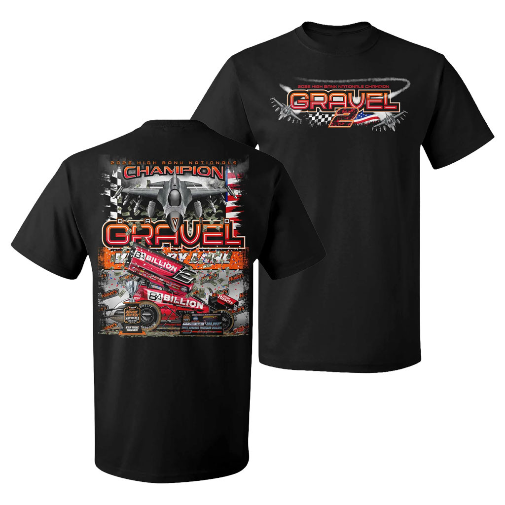 David Gravel Merch 2026 Highbank Nationals Champion T-Shirt Race Car Fan Gear Gift For Brother David Gravel Merch 2026 Highbank Nationals Champion T-Shirt Race Car Fan Gear Gift For Brother