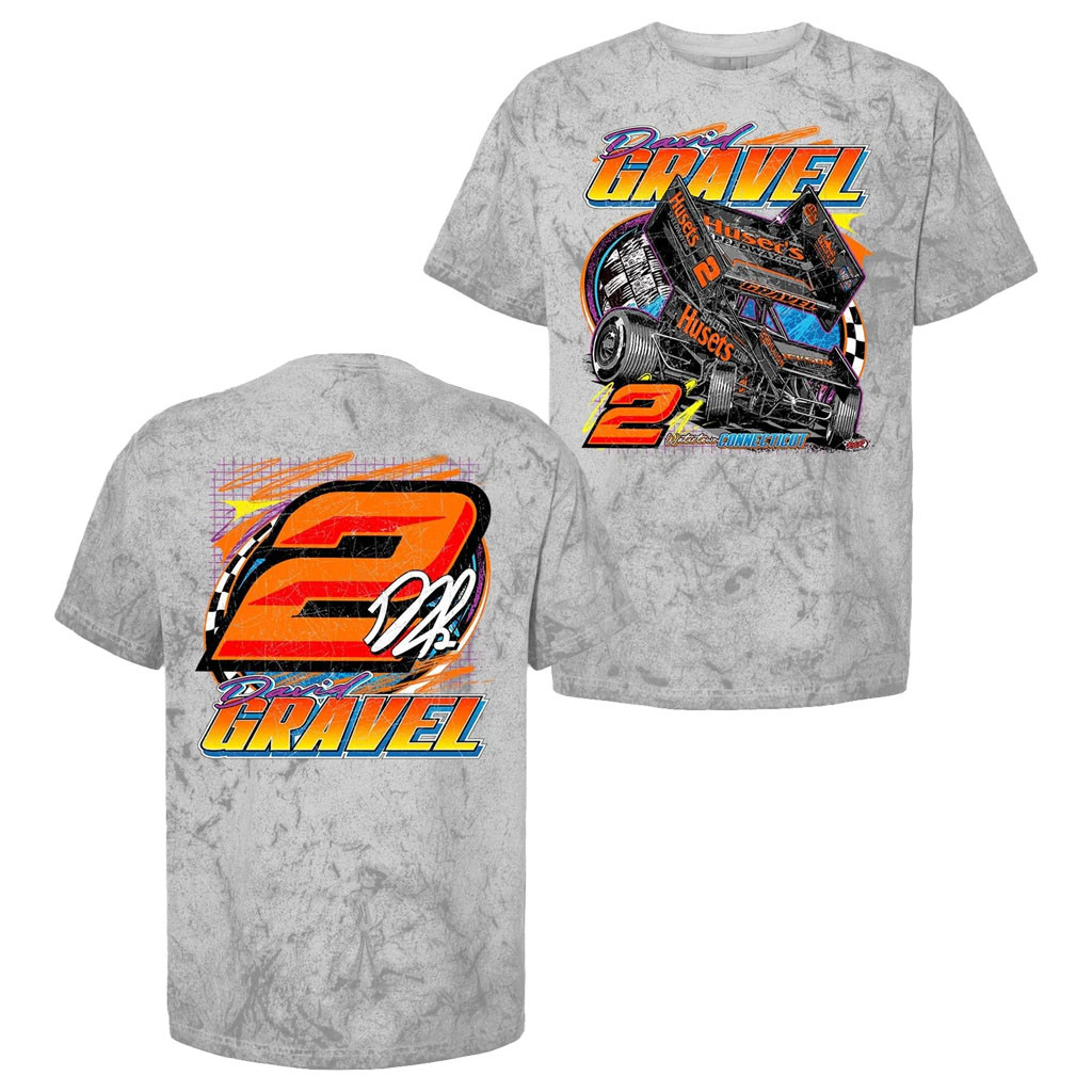 David Gravel Merch 2026 Throwback T-Shirt #2 David Gravel Racing Shirt Gifts For Fans