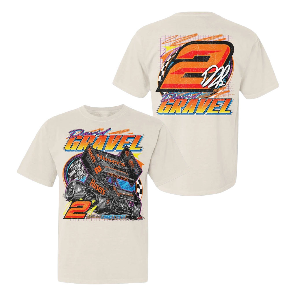 David Gravel Merch 2026 Throwback T-Shirt Best Gifts For Racing Lovers