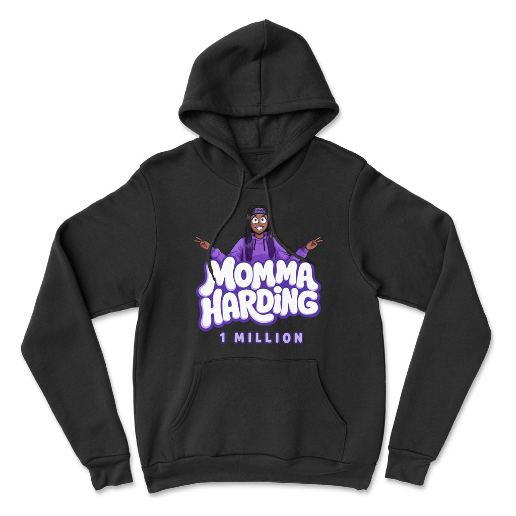 D'Aydrian Harding Merch 2026 Momma Harding 1 Million Hoodie Gift For Youtuber Fans - Kdjoy