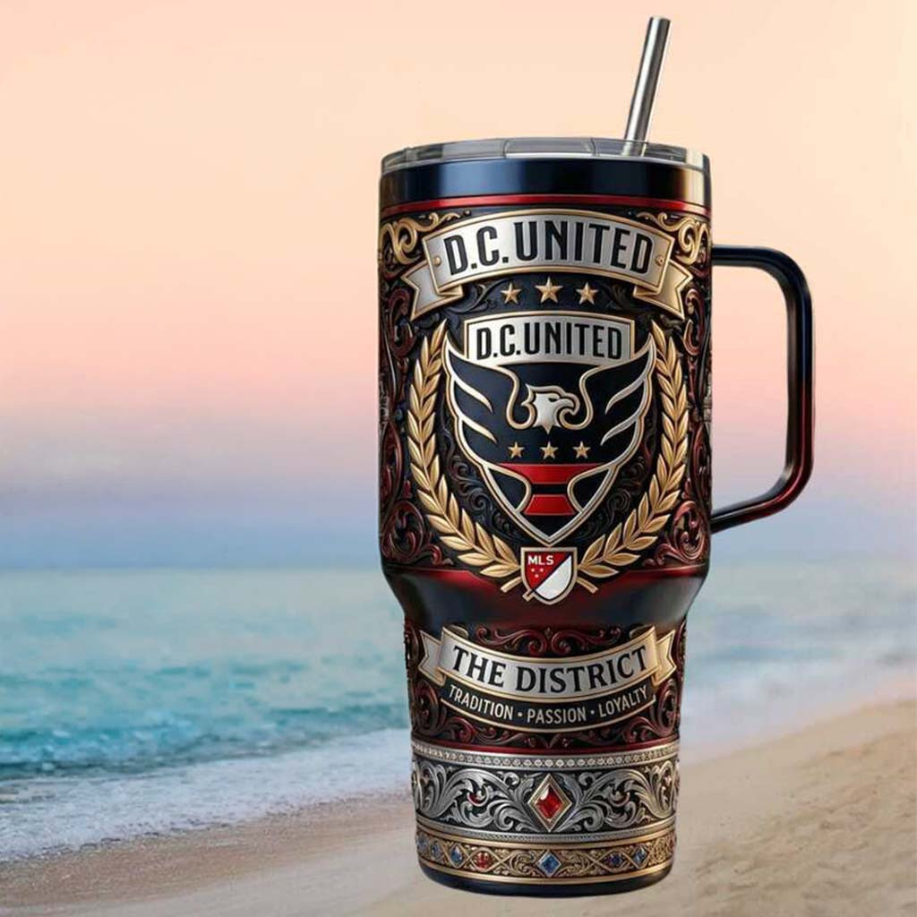 DC United The District Tradition Passion Loyalty Tumbler DC United Merch Gifts For Brother - Kdjoy