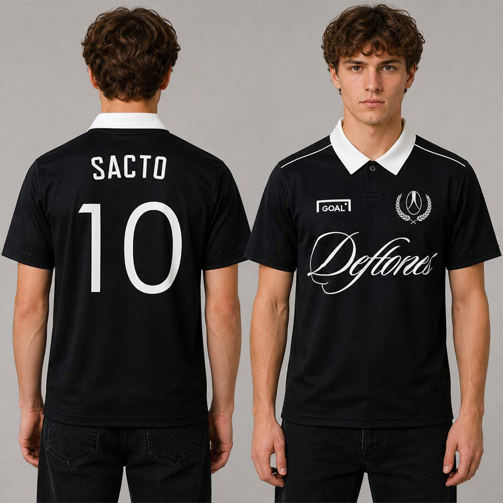 Deftones x GOAL x Los Jaguares Polo Shirt Deftones Merch Gifts For Music Lovers - Kdjoy