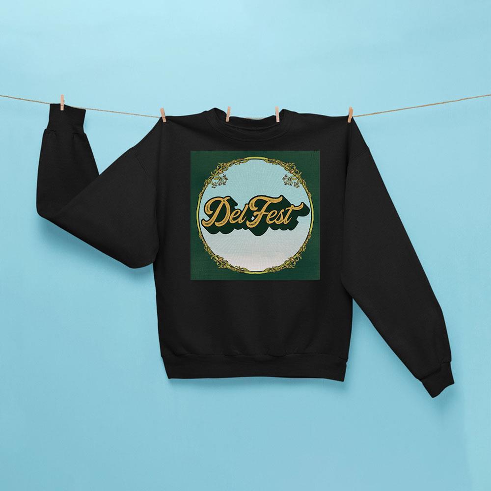 DelFest 2026 Sweatshirt Black Birthday Gift For Husband - Kdjoy