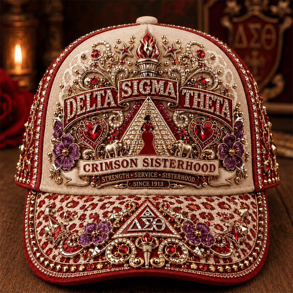 Delta Sigma Theta Crimson Sisterhood Since 1913 Hat Delta Sigma Theta Merch Sister Gifts - Kdjoy