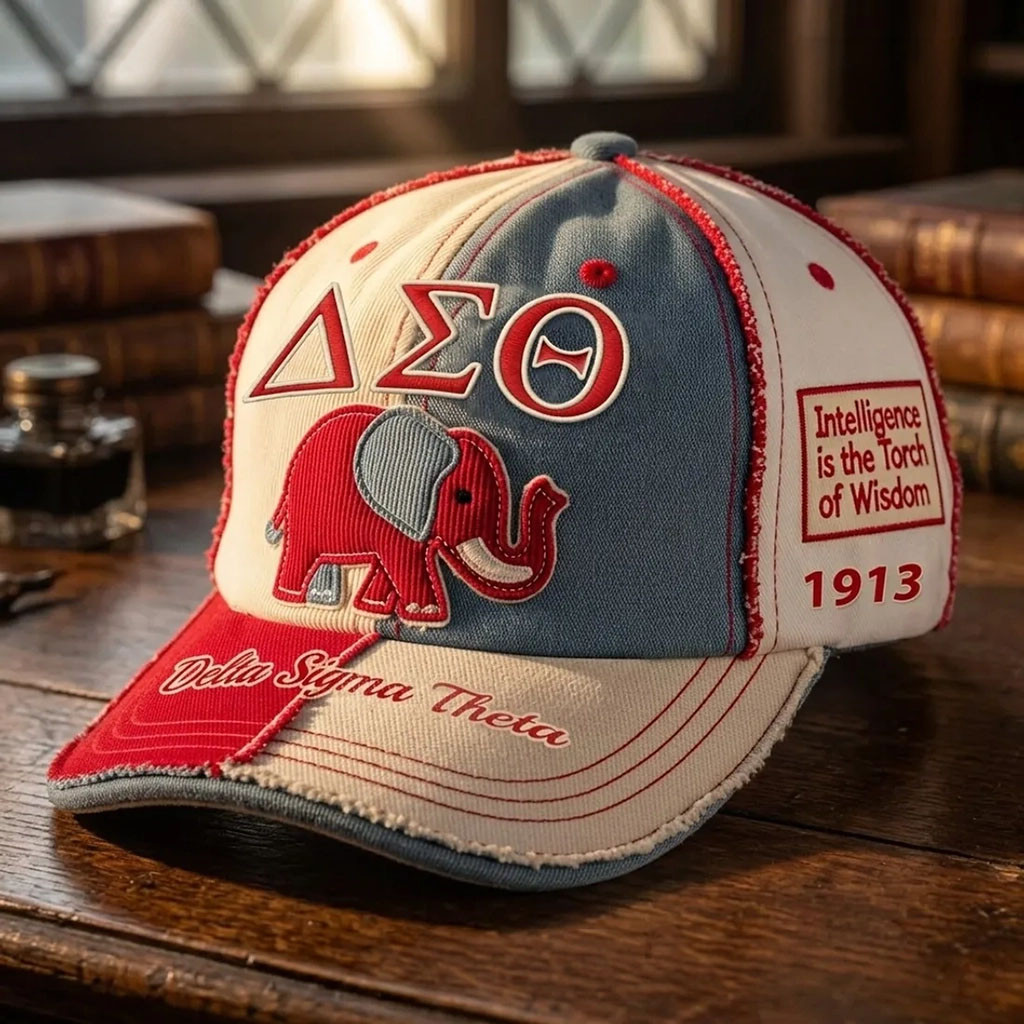 Delta Sigma Theta Sorority Hat Intelligence Is The Torch Of Wisdom Baseball Cap Gift For Her - Kdjoy Delta Sigma Theta Sorority Hat Intelligence Is The Torch Of Wisdom Baseball Cap Gift For Her - Kdjoy