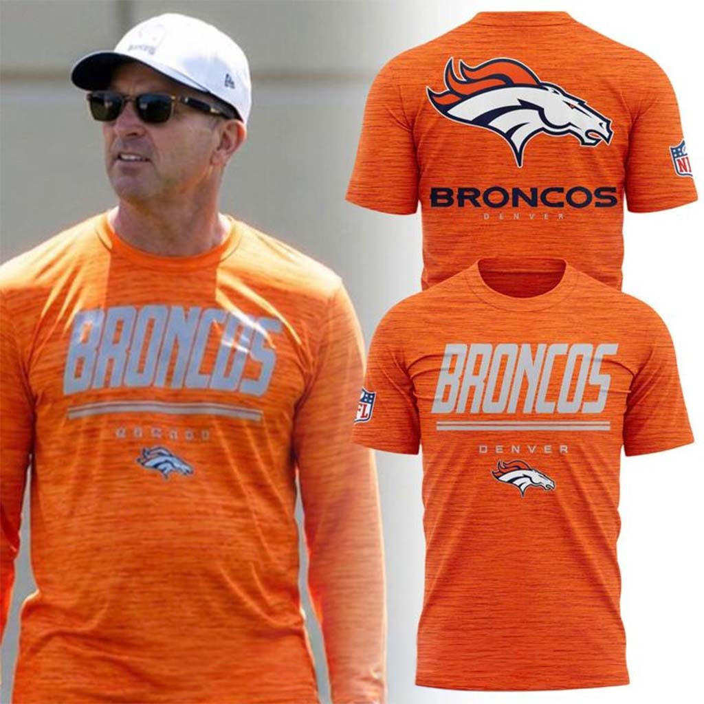 Denver Broncos Brilliant Orange Velocity 2026 Special T-Shirt Denver Broncos Merch Best Gifts - Kdjoy