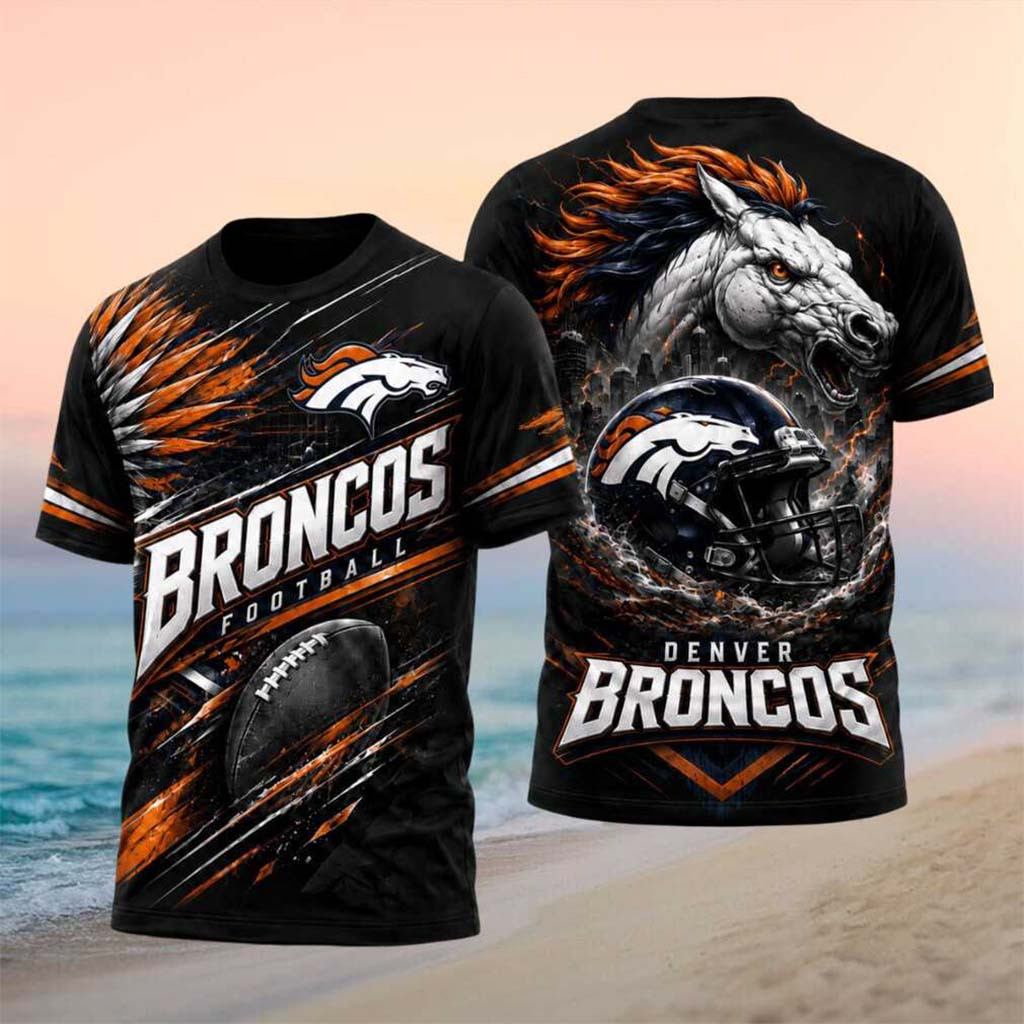 Denver Broncos Horse Mascot Football Graphic Shirt Broncos Merch Presents For Football Lovers - Kdjoy