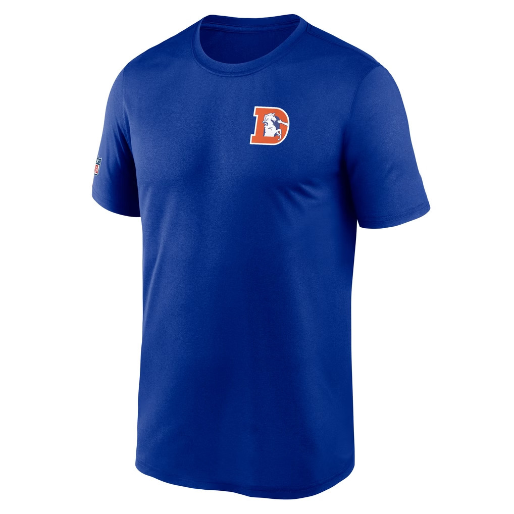 Denver Broncos Merch 2026 Denver Broncos Alt Legend Small Logo T-Shirt Present For Husband - Kdjoy