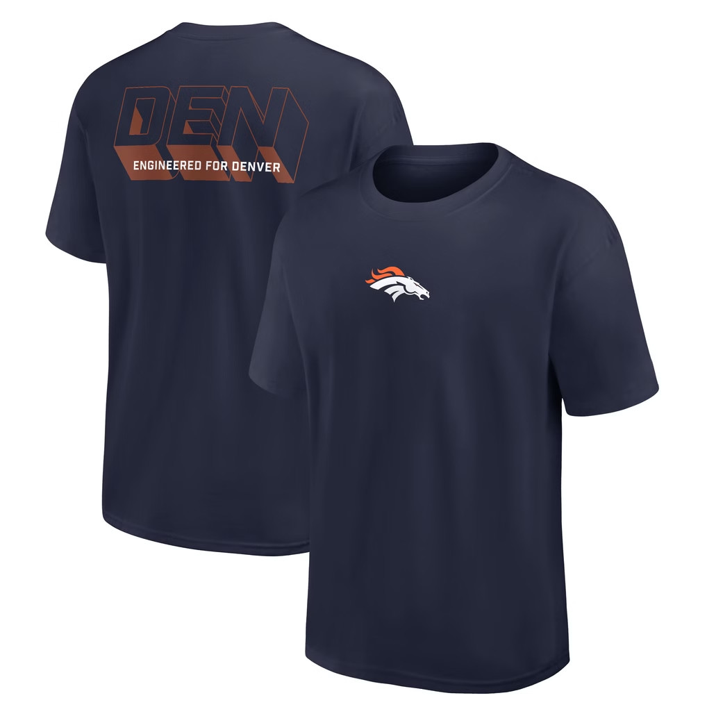 Denver Broncos Merch 2026 Denver Broncos Dominate The Game T-Shirt Engineered For Denver Shirt - Kdjoy Denver Broncos Merch 2026 Denver Broncos Dominate The Game T-Shirt Engineered For Denver Shirt - Kdjoy