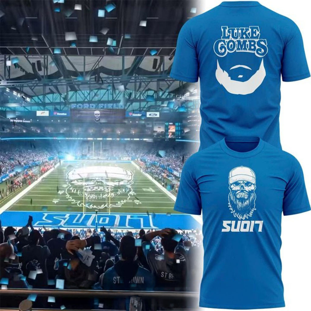 Denver Broncos X Luke Combs Skull Beard T-Shirt 2026 Luke Combs Tour Merch Gift For Fans - Kdjoy