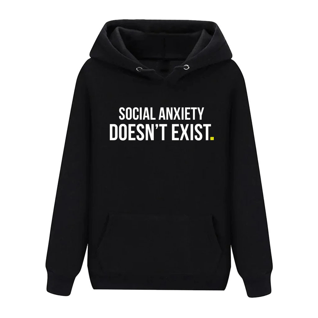 Derf Merch 2026 Social Anxiety Doesn't Exist Hoodie Fred Beyer Merch Gift For Brothers