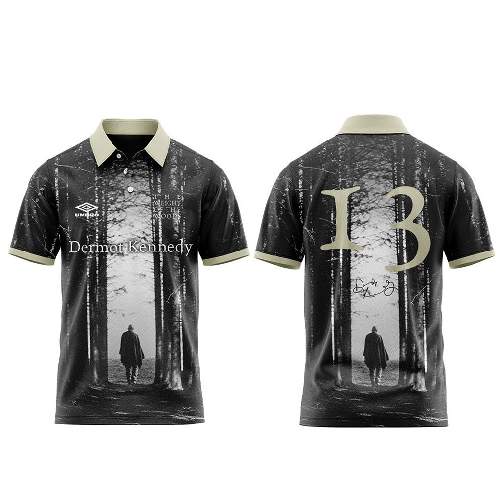 Dermot Kennedy The Weight Of The Woods Tour 2026 Polo Shirt Signature Dermot Kennedy Merch - Kdjoy Dermot Kennedy The Weight Of The Woods Tour 2026 Polo Shirt Signature Dermot Kennedy Merch - Kdjoy