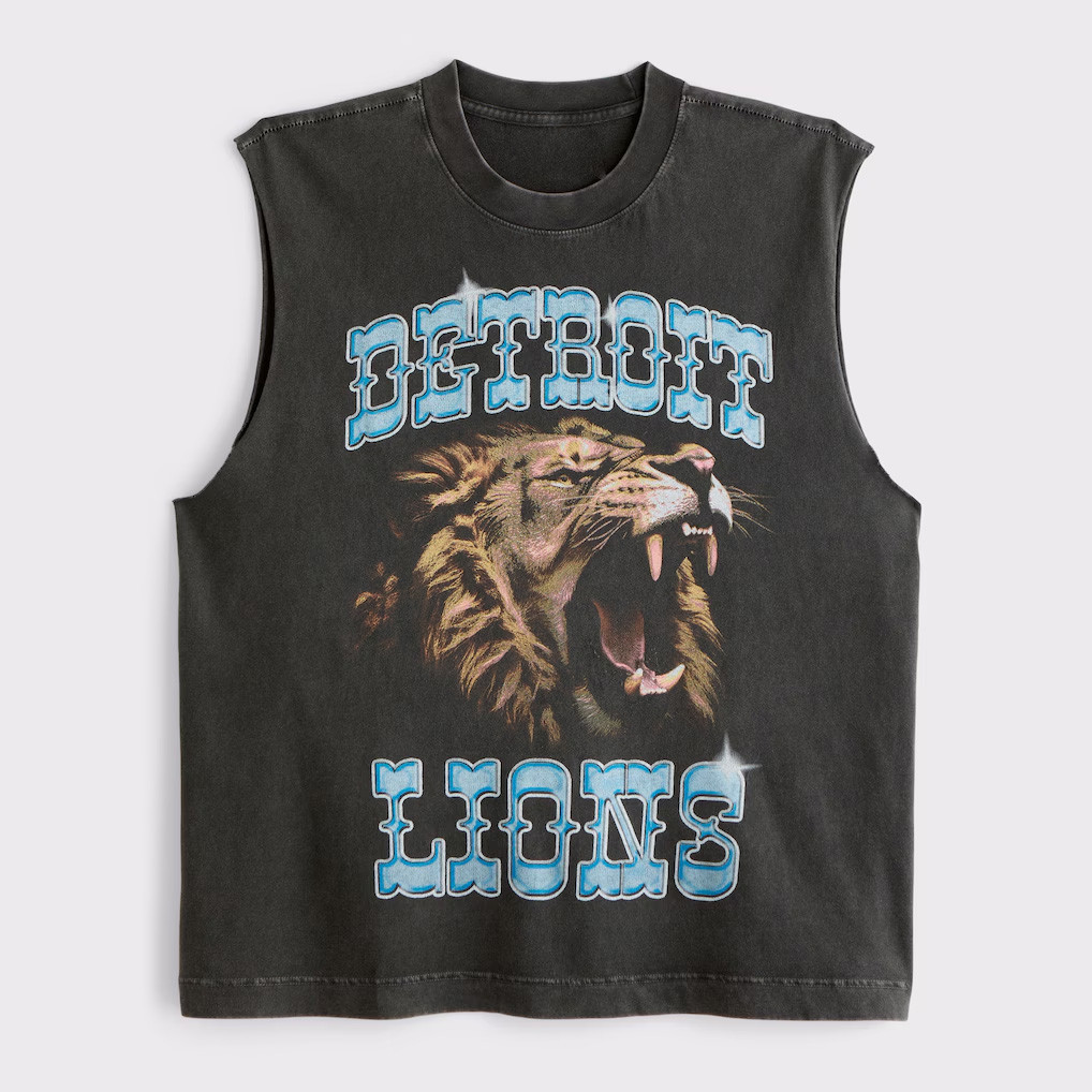 Detroit Lions Merch 2026 Detroit Lions Abercrombie And Fitch Tank Top Gifts For Football Fan - Kdjoy