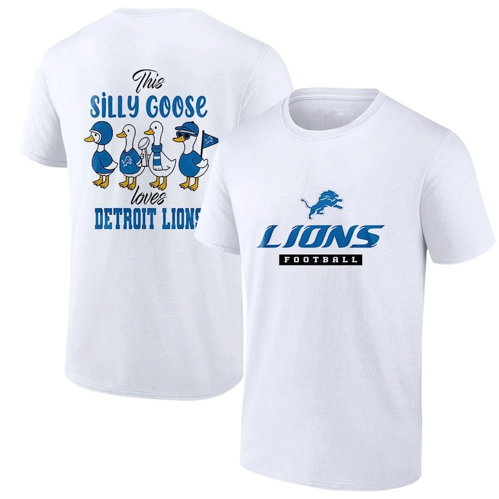 Detroit Lions Merch 2026 This Silly Goose Love Detroit Lions T-Shirt Gift For Football Lovers - Kdjoy