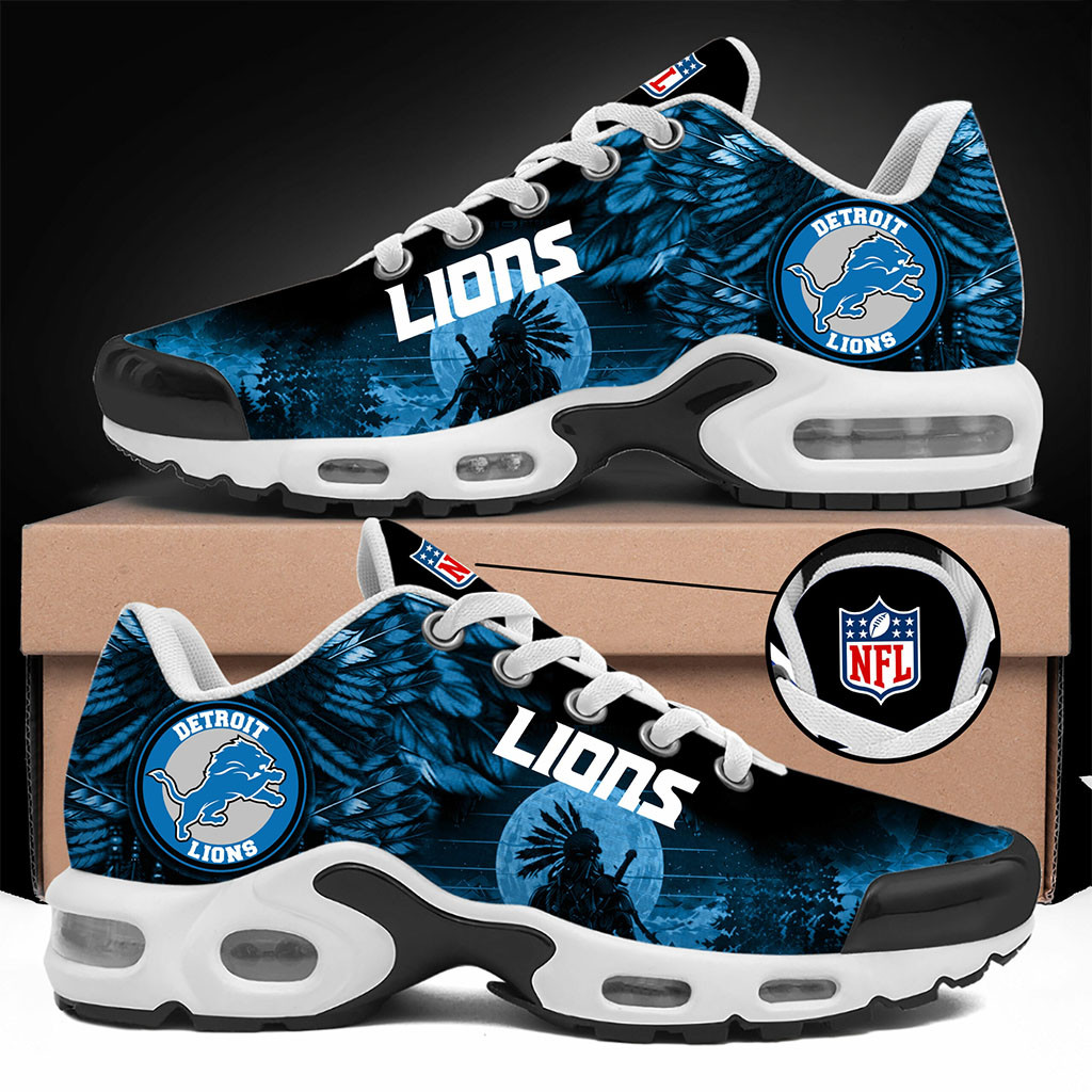 Detroit Lions Native Spirit Heritage Shoes Sneakers 2026 Detroit Lions Merch Football Fan Gifts - Kdjoy