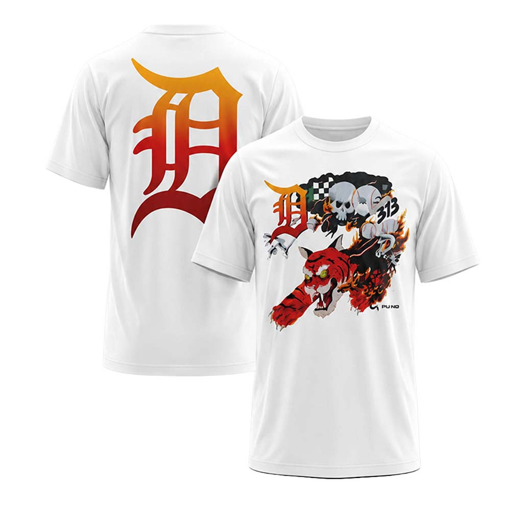 Detroit Tigers 313 Graphic 2026 T-Shirt Tigers Merch Best Gifts For Baseball Lovers - Kdjoy Detroit Tigers 313 Graphic 2026 T-Shirt Tigers Merch Best Gifts For Baseball Lovers - Kdjoy